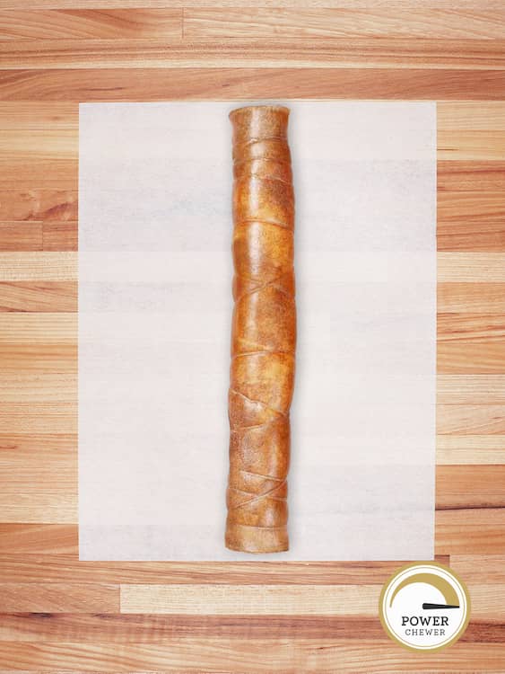 Long-Lasting Natural Beef Hide Rolls Giant (12")
