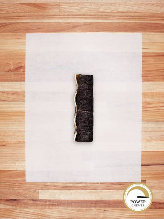 Long-Lasting Natural Beef Hide Rolls (Hairy) Large (8") - with hair