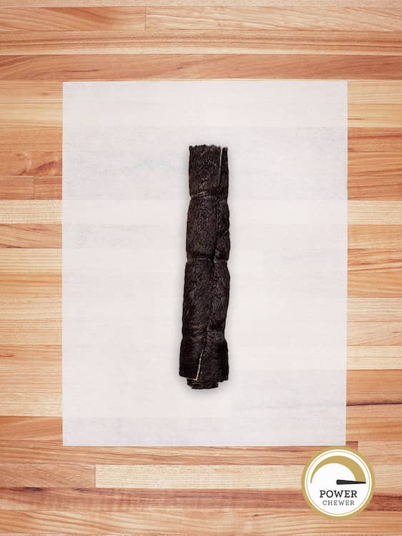 Long-Lasting Natural Beef Hide Rolls (Hairy) X-Large (10") - with hair