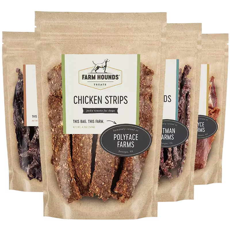 Natural Bagged Dog Treats Farm Hounds