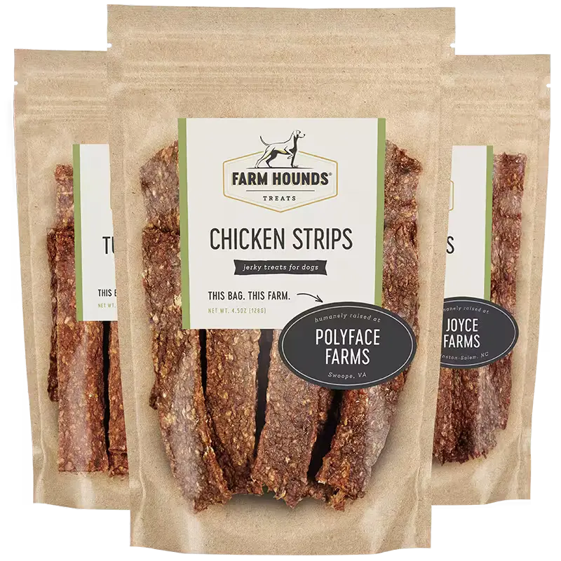 Single-Ingredient Treat Strips Farm Hounds