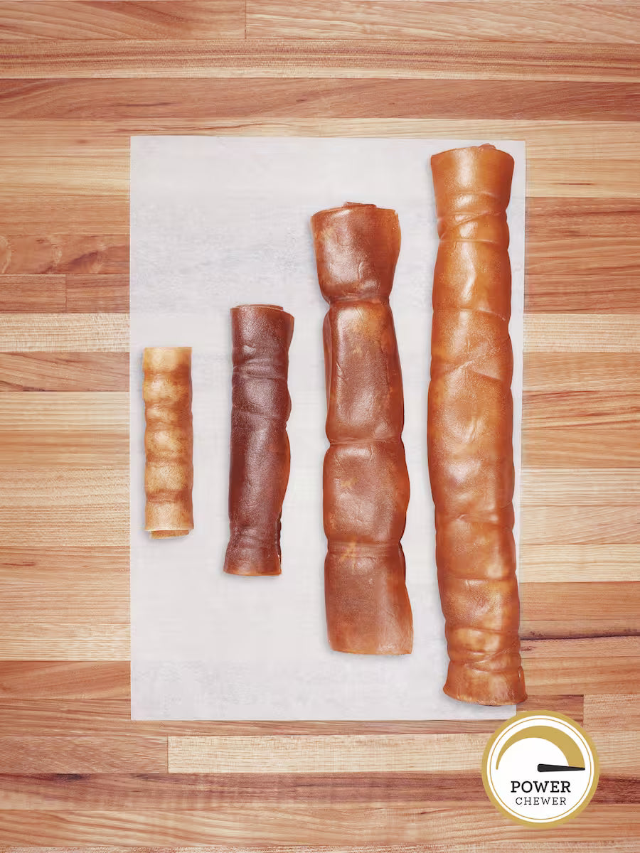Long-Lasting Natural Beef Hide Rolls