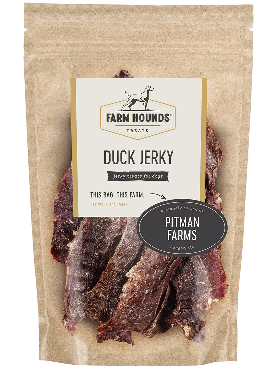 Duck Jerky — single ingredient dog treat