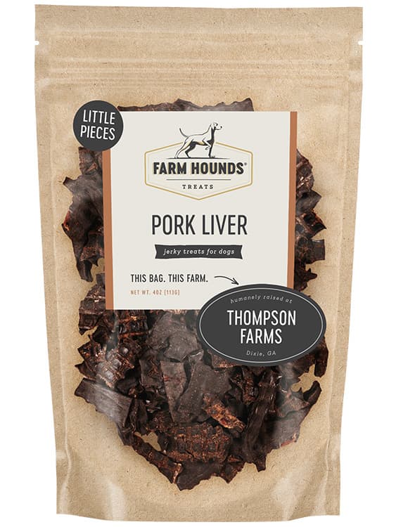 Pasture Raised Pork Liver Farm Hounds Dog Treats