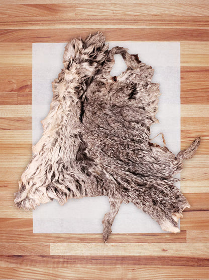 Whole Rabbit Hide (Hairy)