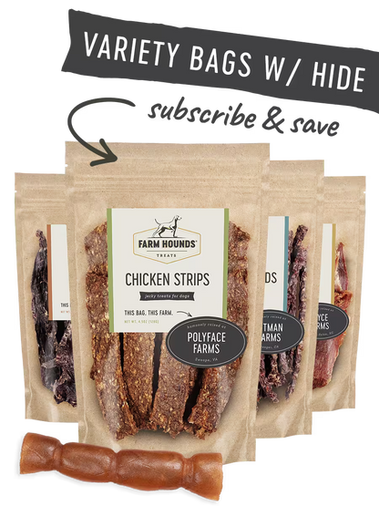 Variety Bags with Hide Box 4 Bags Small 4" Roll - Standard